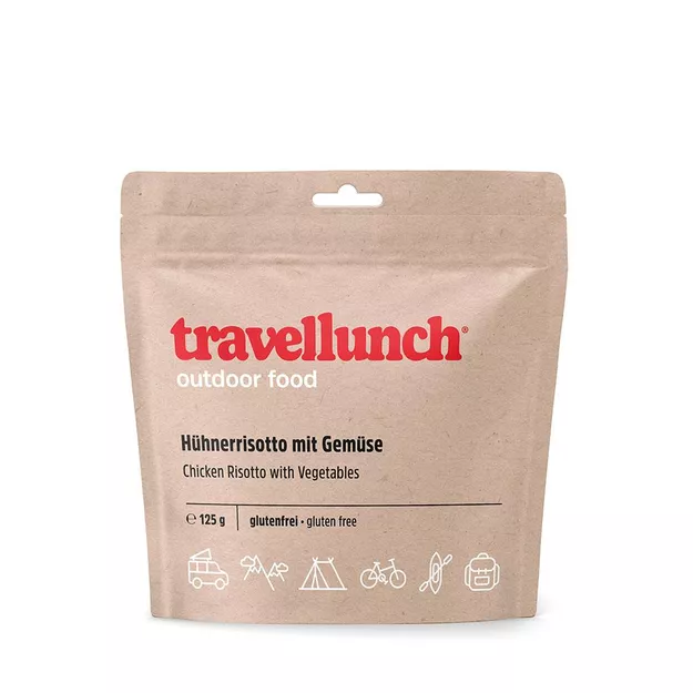 TRAVELLUNCH bezglutenowe risotto z kurczakiem - 425 g - danie liofilizowane