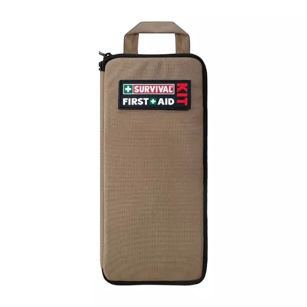 SURVIVAL Slimline First Aid Kit - podróżna apteczka pierwszej pomocy - brown