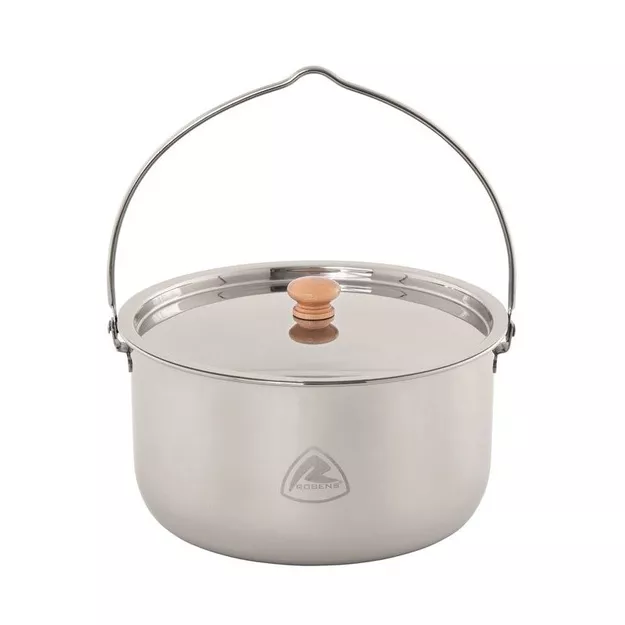 ROBENS Ottawa Pot 4L - garnek turystyczny / kociołek ogniskowy stalowy