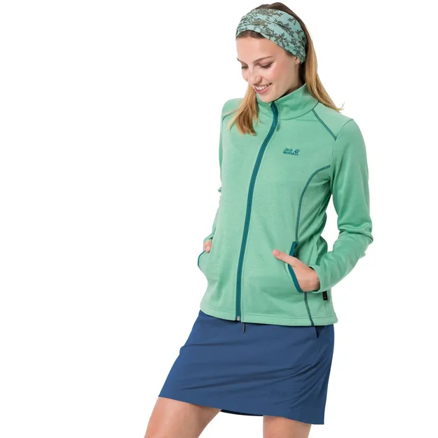 Polar Jack Wolfskin Horizon Jacket Woman, kolor: pacific green