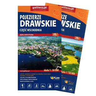 GALILEOS komplet map turystycznych - Pojezierze Drawskie - laminowana