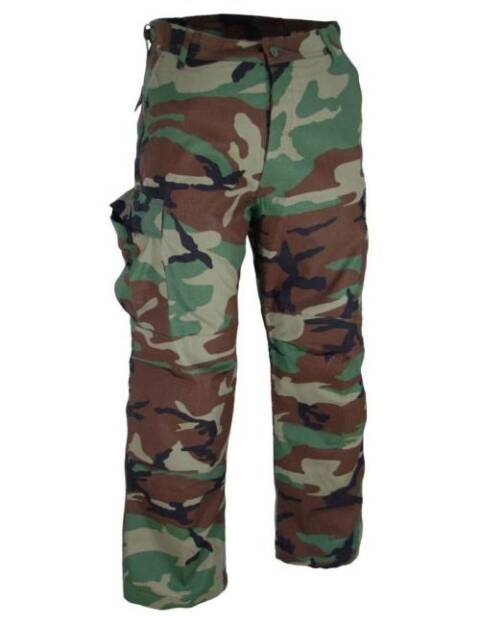 Spodnie mundurowe CAMO BDU - woodland