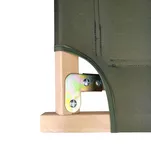 Mocne łączniki z grubej blachy 2 mm - kanadyjka drewniana