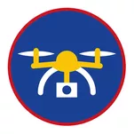 Sprawność harcerska Operator / Operatorka drona - czerwone obszycie - reforma SIM - System Identyfikacji Metodycznej