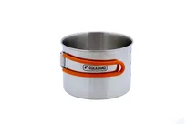 Kubek Rockland stalowy ze składanymi rączkami 600 ml - Stainless steel mug złożne uchwyty