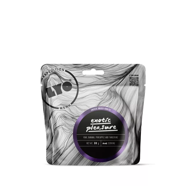 LYOFOOD Egzotyczna Rozkosz - Mandarynka + Kiwi + Banan + Ananas - Owoce liofilizowane 30 g