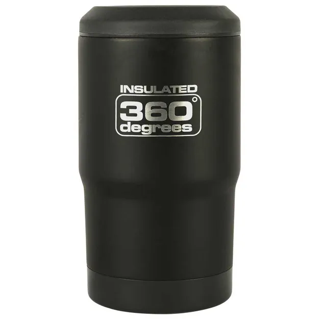 360 DEGREES Vacuum Insulated Beer Coozy Black 375 ml - butelka termiczna / ochraniacz na butelkę / kubek