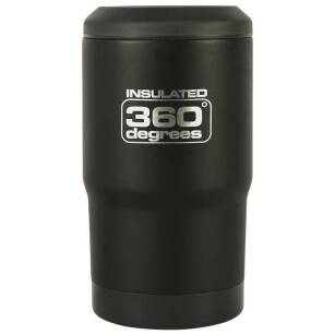 360 DEGREES Vacuum Insulated Beer Coozy Black 375 ml - butelka termiczna / ochraniacz na butelkę / kubek