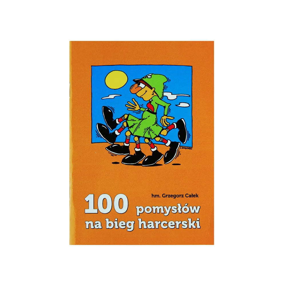 Książka 100 pomysłów na bieg harcerski