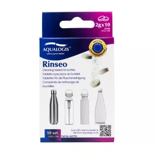 AQUALOGIS Rinseo - Tabletki czyszczące do butelek, termosów i bidonów