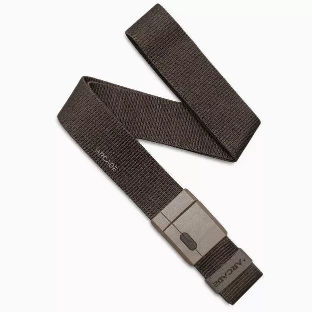 ARCADE Belts Aero Mag - elastyczny pasek do spodni - medium brown