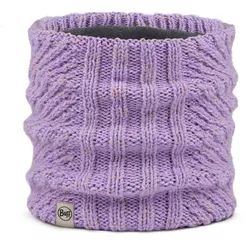BUFF Bandana Knitted & Fleece Neckwarmer Akna - ciepły komin - Grape Ice