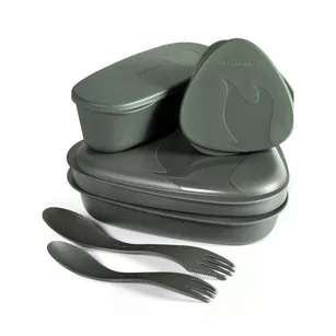 LIGHT MY FIRE LunchKit 2.0 - Sandygreen - Menażka plastikowa zestaw z bio plastiku