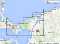 Mapa ExpressMap Wyspa Wolin - Laminowana - 2