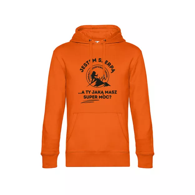 FUNDACJA SZERPOWIE NADZIEI Pomarańczowa bluza - Jestem szerpą... a Ty jaką masz super moc?