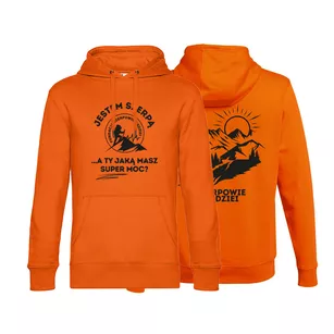 FUNDACJA SZERPOWIE NADZIEI Pomarańczowa bluza - Jestem szerpą... a Ty jaką masz super moc?