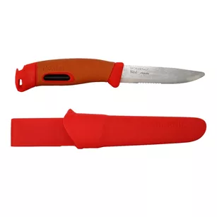 MORAKNIV nóż ratowniczy + krzesiwo Companion Spark Emergency (S) - czerwony