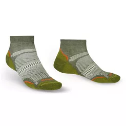 BRIDGEDALE Hike Ultra Light T2 Coolmax Performance Low - Green - skarpety trekkingowe
