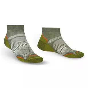 BRIDGEDALE Hike Ultra Light T2 Coolmax Performance Low - Green - skarpety trekkingowe