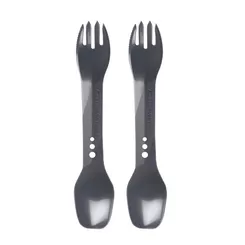 LIFEVENTURE Ellipse SPORK - Graphite - niezbędnik turystyczny 2-pack