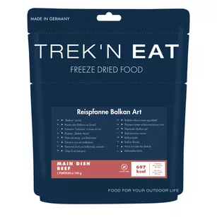 TREK'N EAT Bałkańskie Risotto 190 g (650 g) - Żywność liofilizowana