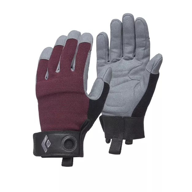 BLACK DIAMOND Crag Women - damskie rękawiczki wspinaczkowe - bordowe