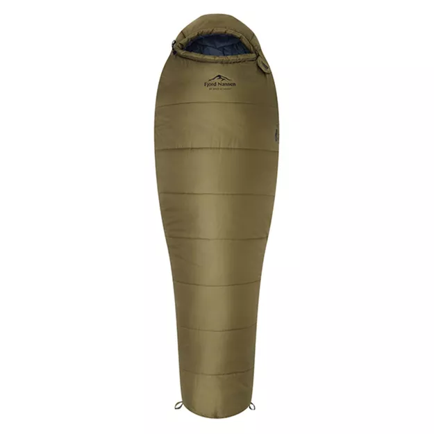 FJORD NANSEN Śpiwór turystyczny Ardal XL +10°C SBS - olive drab