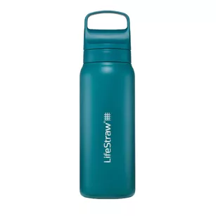 LIFESTRAW Go 2.0 - Butelka ze stali nierdzewnej z filtrem - 530 ml - Laguna Teal
