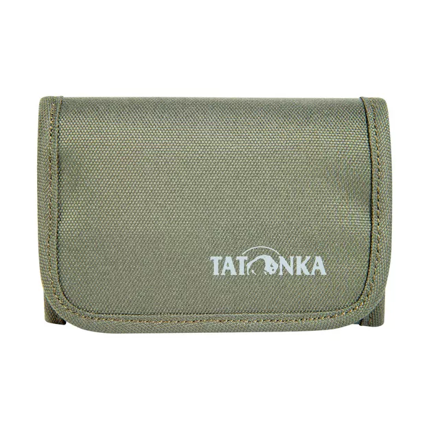 TATONKA Folder RFID Block - olive - składany portfel na rzep