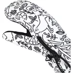 VIKING Rękawiczki zimowe dziecięce Motiv – do malowania - 3