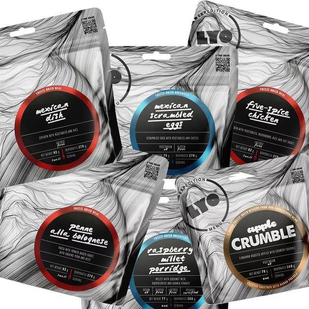 LYOFOOD Zestaw standard - Żywność liofilizowana - na weekend - 6 posiłków