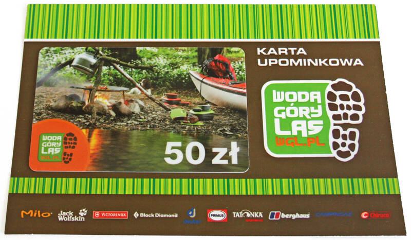 Karta upominkowa  50zł,