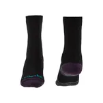 BRIDGEDALE Hike Lightweight - Boot - Merino Endurance - black/purple -Skarpety damskie trekkingowe