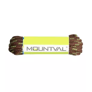MOUNTVAL Sznurowadła sznurówki do butów turystycznych 180 cm - brązowo-zielone