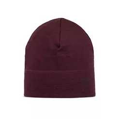 BUFF Lightweight Merino Beanie - Solid Garnet - cienka sportowa czapka merynosowa
