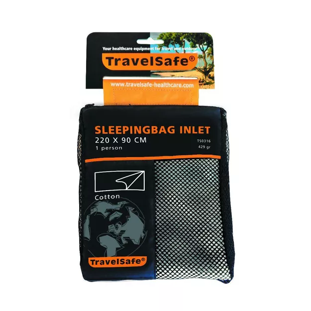 TRAVEL SAFE - Wkładka do śpiwora cotton Envelope