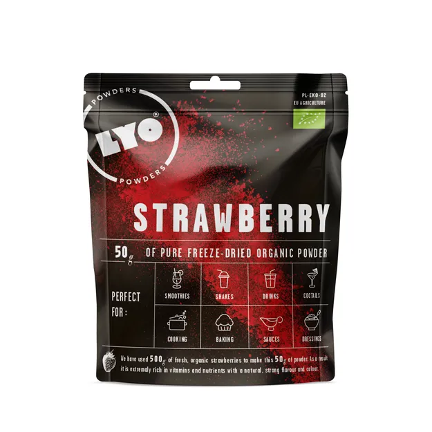 LYOFOOD Lyo Powders EKO Strawberry - liofilizowana truskawka proszek 50g