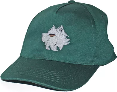 Czapka z daszkiem zuchowa Wilczek - zielona ciemna