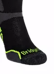 BRIDGEDALE Trail Run Lightweight T2 Merino Sport - 3/4 Crew - Black - męskie skarpety biegowe - 5