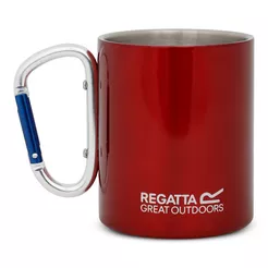 REGATTA Kubek turystyczny z karabinkiem - czerwony