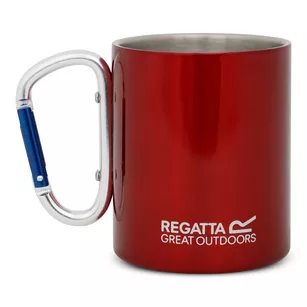 REGATTA Kubek turystyczny z karabinkiem - czerwony