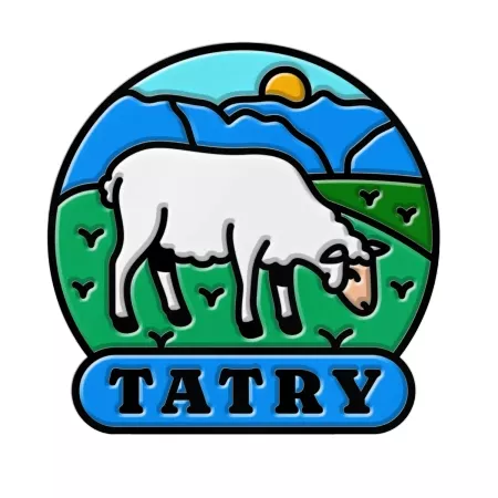 Pin metalowy turystyczny - Owieczka TATRY - PINSTORY