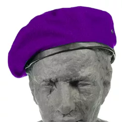 Beret Harcerski ZHP i ZHR fioletowy - czapka harcerska