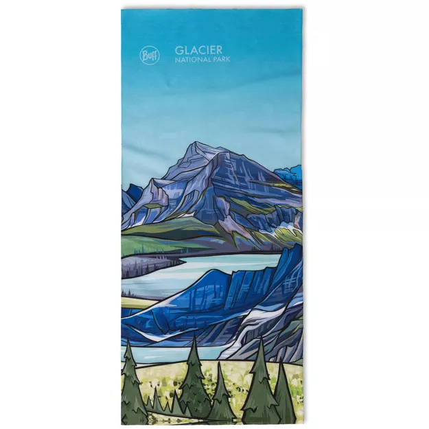 BUFF Coolnet UV - National Parks Glacier - chusta wielofunkcyjna na lato