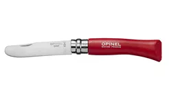 Opinel My First N°07 blister red - nóż rozkładany z zaokrąglonym ostrzem