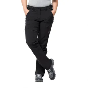 JACK WOLFSKIN Activate XT Women black - Spodnie damskie softshellowe