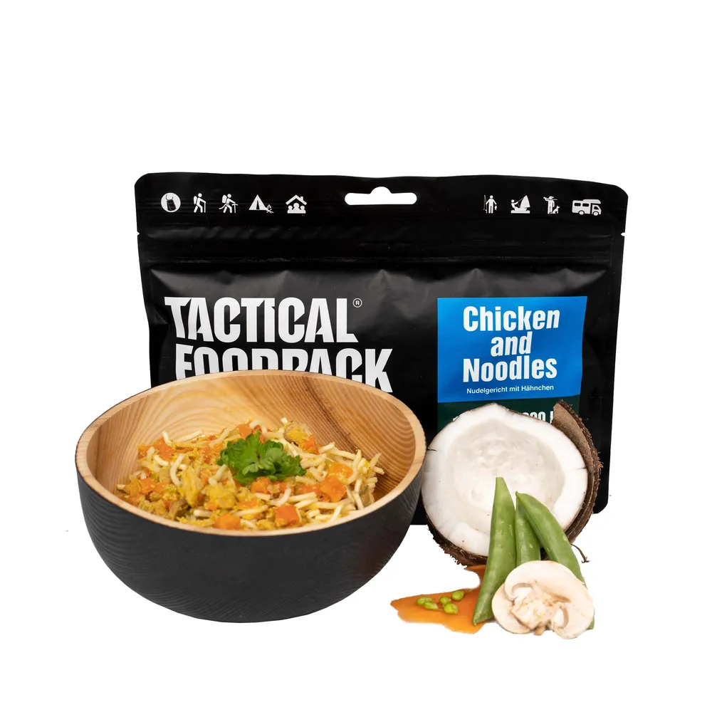 TACTICAL FOODPACK Danie z kurczakiem i makaronem – liofilizat – 115 g / 425 g