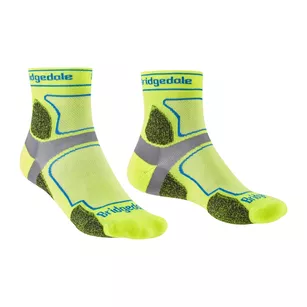 BRIDGEDALE męskie skarpety biegowe - Trail Run Ultra Light T2 Coolmax Sport 3/4 Crew - yellow
