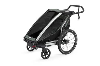 THULE Chariot Lite 1 - Przyczepka rowerowa + wózek spacerowy - Aluminium/Agave