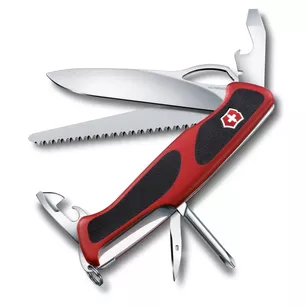 VICTORINOX Scyzoryk Ranger 78 M Grip 0.9663.MC - red/black